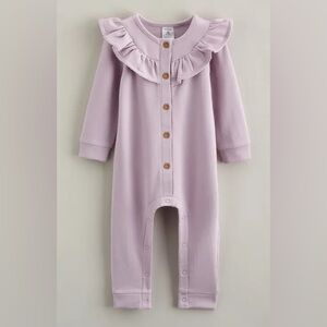 NWT Nordstrom Lilac Ruffle Collar One-Piece